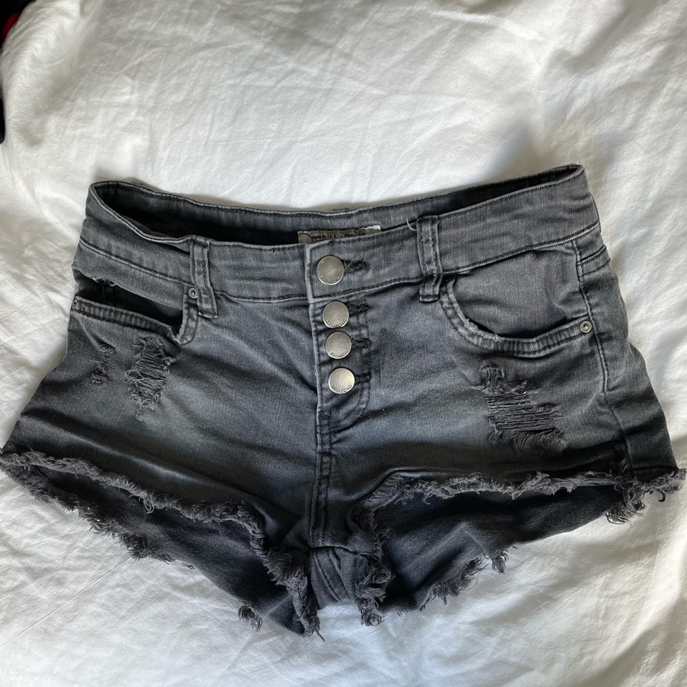 Grey/ Black Billabong Jean Shorts
